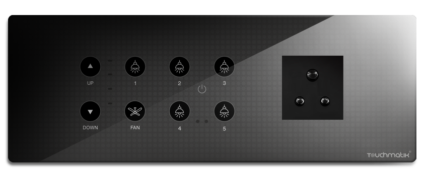 Topaz(6M) - 1 Fan + 5 Switch + 1 Socket + Master